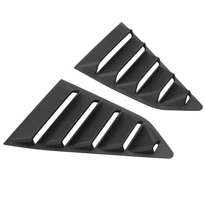 2014-2019 Chevy Corvette C7 Classic Style Side Rear Window Louvers ABS