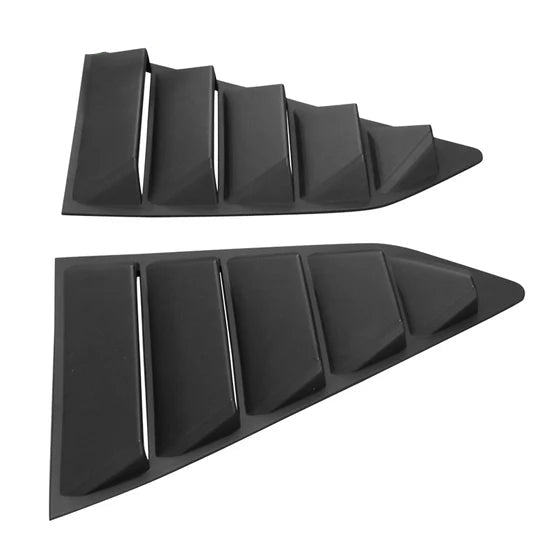 2014-2019 Chevy Corvette C7 Classic Style Side Rear Window Louvers ABS