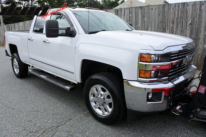Window Visor for Chevy Silverado GMC Sierra Extended Cab 2014-2019 Tape on