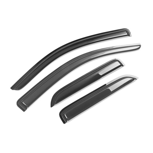 Window Visor for Chevy Silverado GMC Sierra Extended Cab 2014-2019 Tape on