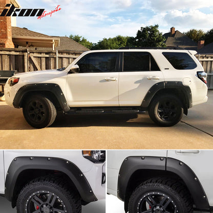 2014-2024 Toyota 4Runner Pocket Rivet Style Unpainted PP Fender Flares
