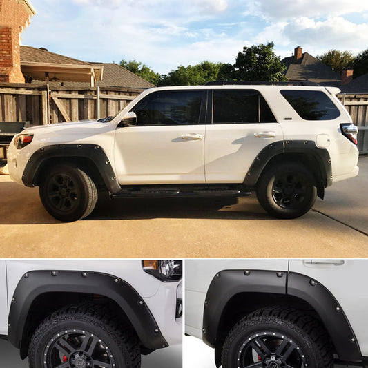 2014-2024 Toyota 4Runner Pocket Rivet Style Unpainted PP Fender Flares