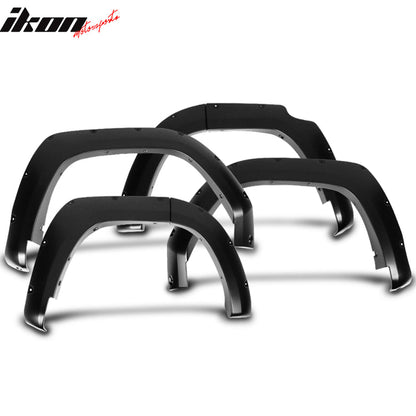 2014-2024 Toyota 4Runner Pocket Rivet Style Unpainted PP Fender Flares