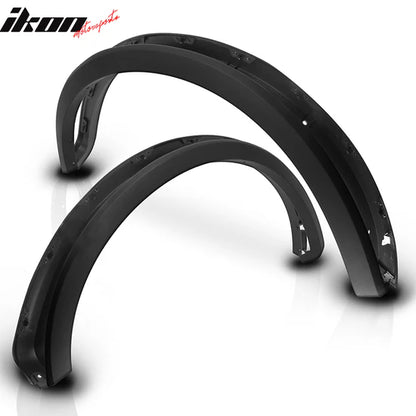 2015-2017 Ford F150 Pickup 4Dr 2Dr Smooth Black Fender Flares PP 4Pcs