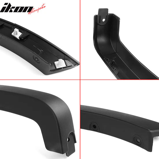 2015-2017 Ford F150 Pickup 4Dr 2Dr Smooth Black Fender Flares PP 4Pcs