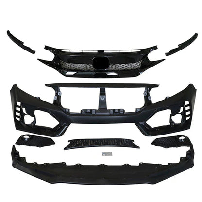 2016-2021 Honda Civic 10th-Gen Type-R Style Front Bumper Conversion