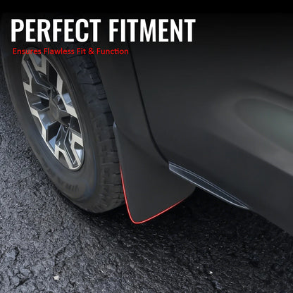 Mud Flaps Splash Guards for Toyota Tacoma 2016-2023 w/ OEM Fender Flares PP