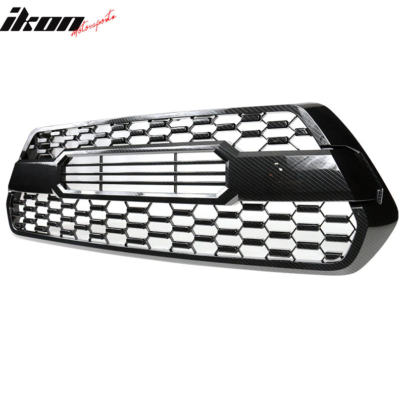 2016-2023 Toyota Tacoma T Style Carbon Print Front Hood Bumper Grille