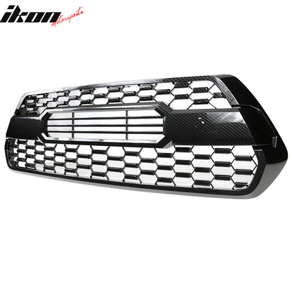 2016-2023 Toyota Tacoma T Style Carbon Print Front Hood Bumper Grille
