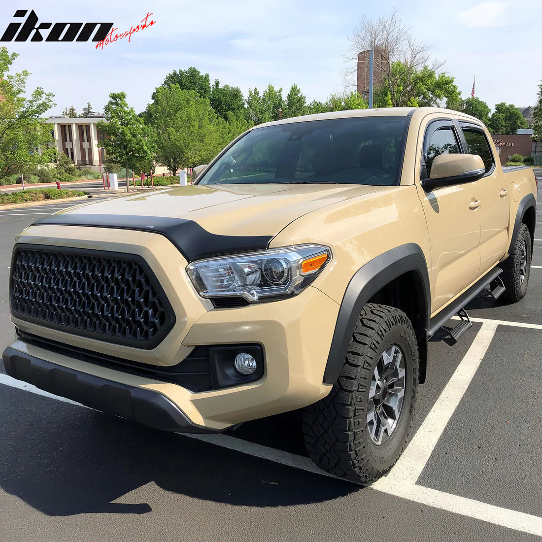 Window Visors for Toyota Tacoma Double Cab 2016-2023 In-Channel Rain Shade