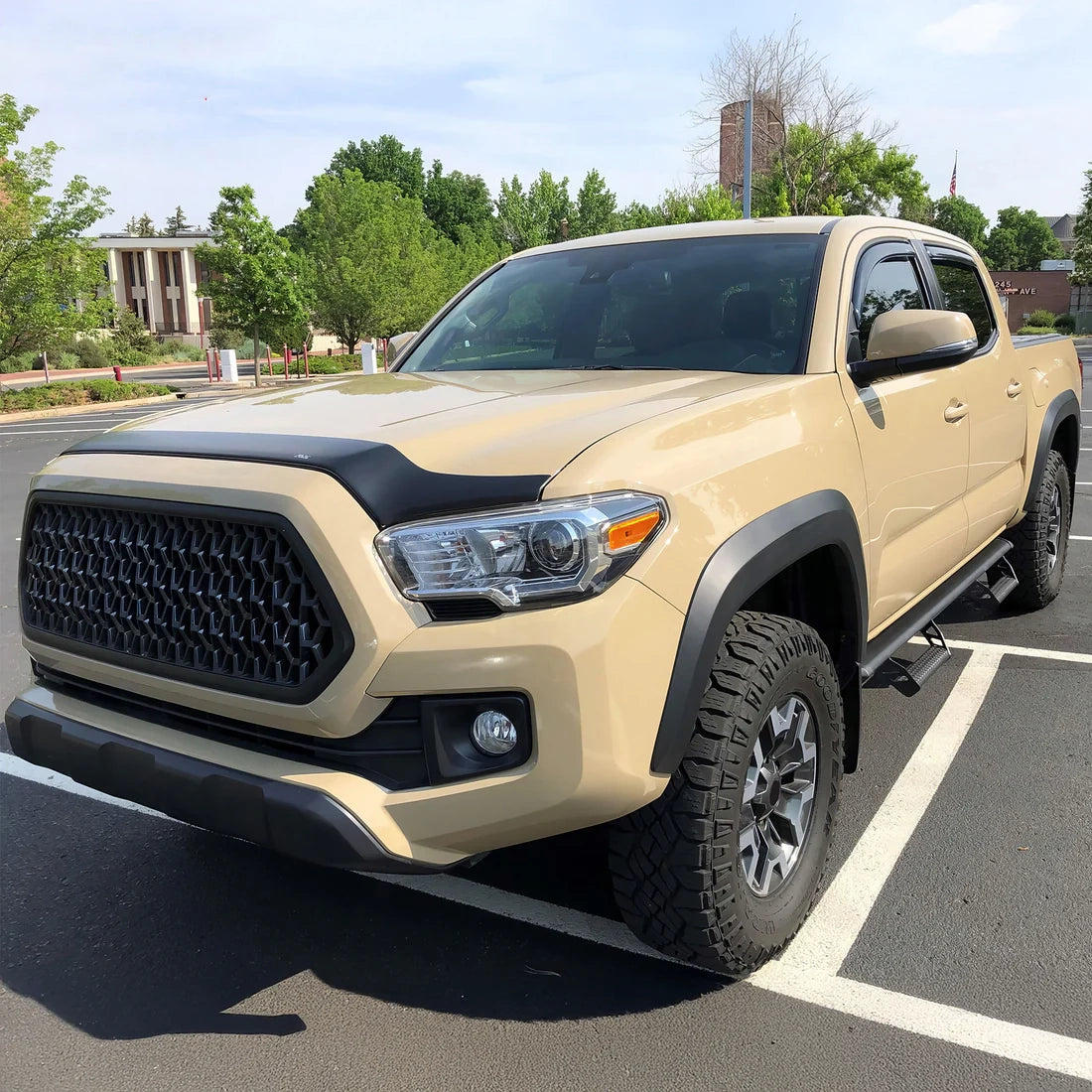 2016–2023 Toyota Tacoma In-Channel Window Visors – Double Cab Rain Guards (Set of 4)