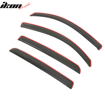 Window Visors for Toyota Tacoma Double Cab 2016-2023 In-Channel Rain Shade