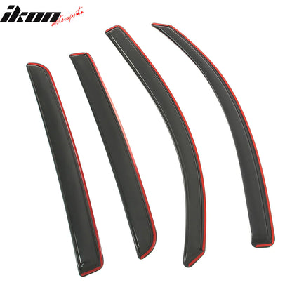 Window Visors for Toyota Tacoma Double Cab 2016-2023 In-Channel Rain Shade