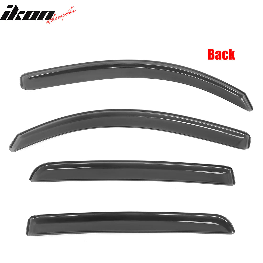 Window Visors for Toyota Tacoma Double Cab 2016-2023 In-Channel Rain Shade