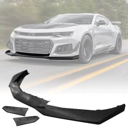 2016-2024 Chevy Camaro 1LE Style Front Lip Spoiler Unpainted PP