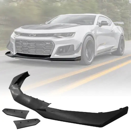2016-2024 Chevy Camaro 1LE Style Unpainted PP Front Lip Spoiler