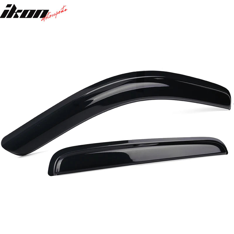 Window Visors for Toyota Tacoma 2016-2023 Slim Style Smoke Tinted Acrylic