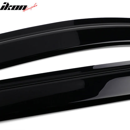 Window Visors for Toyota Tacoma 2016-2023 Slim Style Smoke Tinted Acrylic