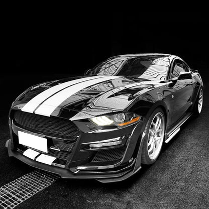 Front Bumper Lip for Ford Mustang 2018-2023 GT500 Style Black Primer PP