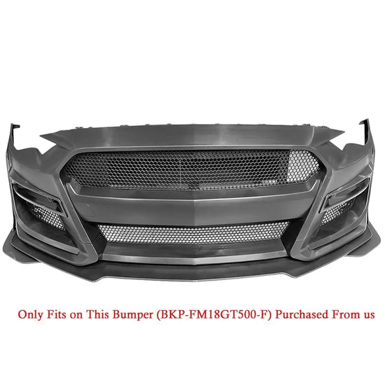 Front Bumper Lip for Ford Mustang 2018-2023 GT500 Style Black Primer PP
