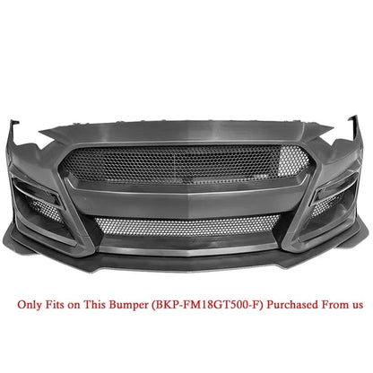 Front Bumper Lip for Ford Mustang 2018-2023 GT500 Style Black Primer PP
