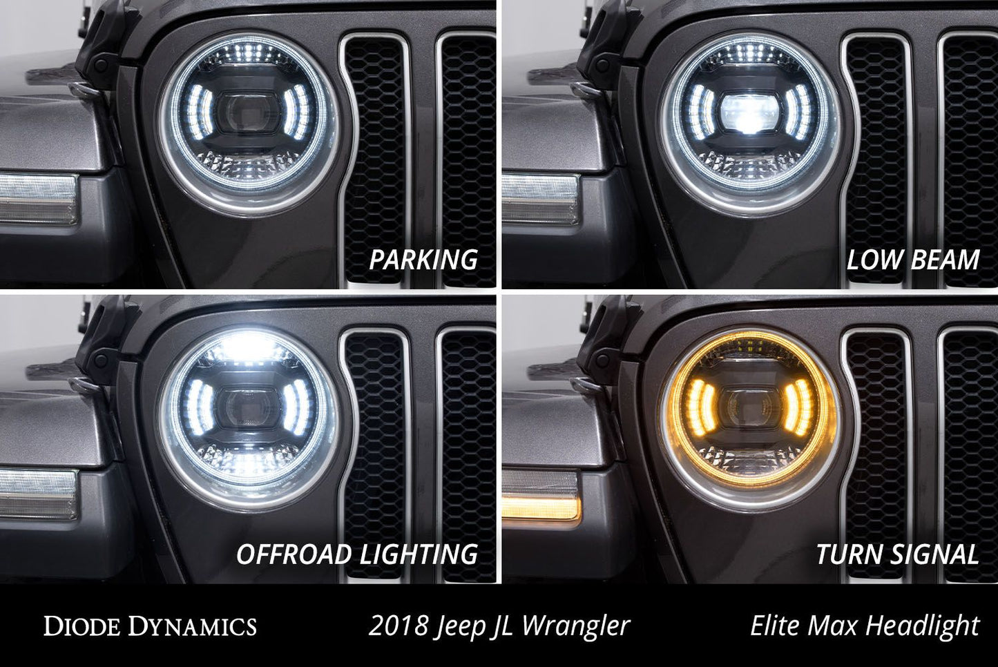 Elite Series LED Headlights for 2020–2025 Jeep Gladiator