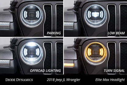 Elite Series LED Headlights for 2020–2025 Jeep Gladiator