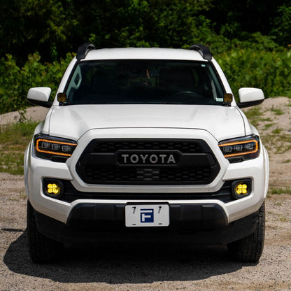 2016-2023 Toyota Tacoma LED Projector Headlights with Amber DRL (pair)