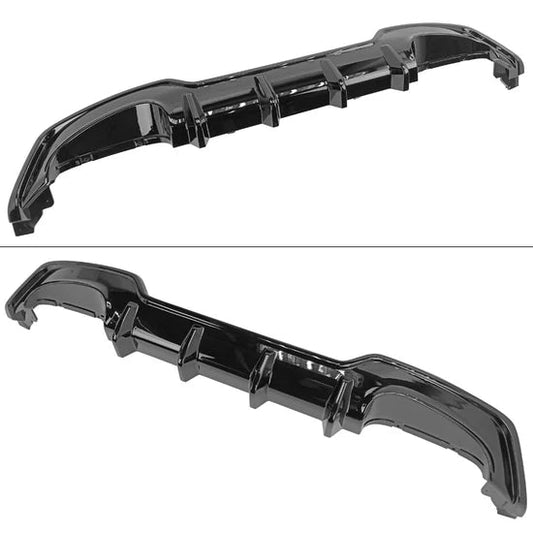 2019-2022 Toyota Corolla TS Style Painted #218 Black Rear Diffuser ABS