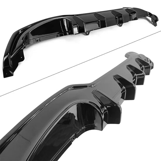 2019-2022 Toyota Corolla TS Style Painted #218 Black Rear Diffuser ABS
