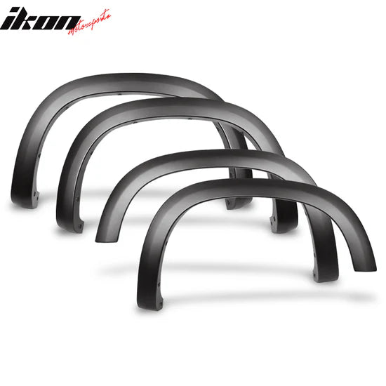 2019-2023 Chevy Silverado 1500 Textured Black Fender Flares PP 4PC