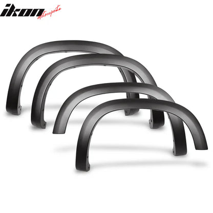 2019-2023 Chevy Silverado 1500 Textured Black Fender Flares PP 4PC