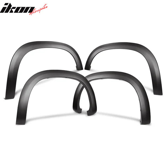 2019-2023 Chevy Silverado 1500 Textured Black Fender Flares PP 4PC