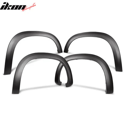 2019-2023 Chevy Silverado 1500 Textured Black Fender Flares PP 4PC