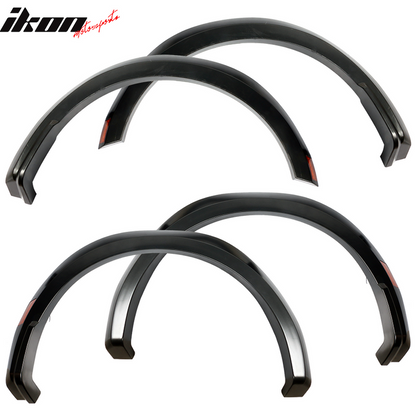 2021-2024 Ford F-150 R Style Matte Black 4PCS Fender Flares Cover PP