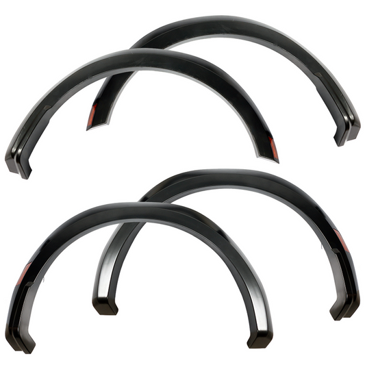 2021-2024 Ford F-150 R Style Matte Black 4PCS Fender Flares Cover PP