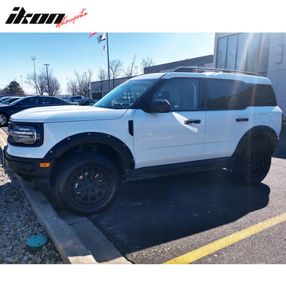 2021-2026 Ford Bronco Sport Pocket Style Black Fender Flares 6PC PP