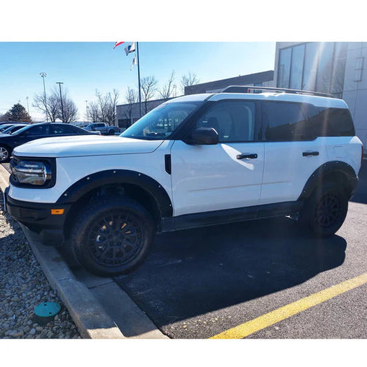 2021–2026 Ford Bronco Sport Pocket Style Fender Flares – Black (6-Piece)