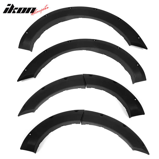 2021-2026 Ford Bronco Sport Pocket Style Black Fender Flares 6PC PP