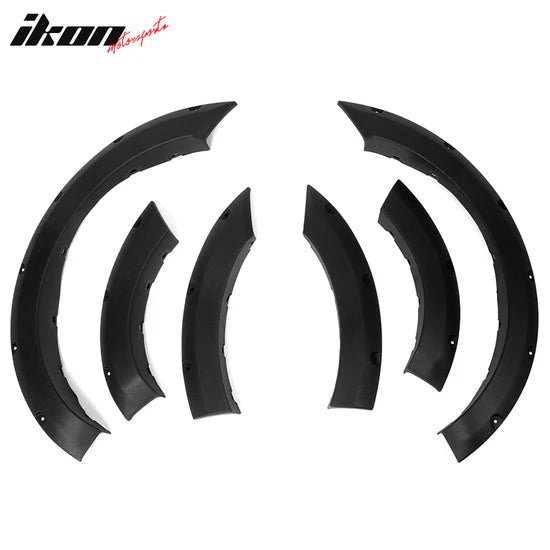 2021-2026 Ford Bronco Sport Pocket Style Black Fender Flares 6PC PP