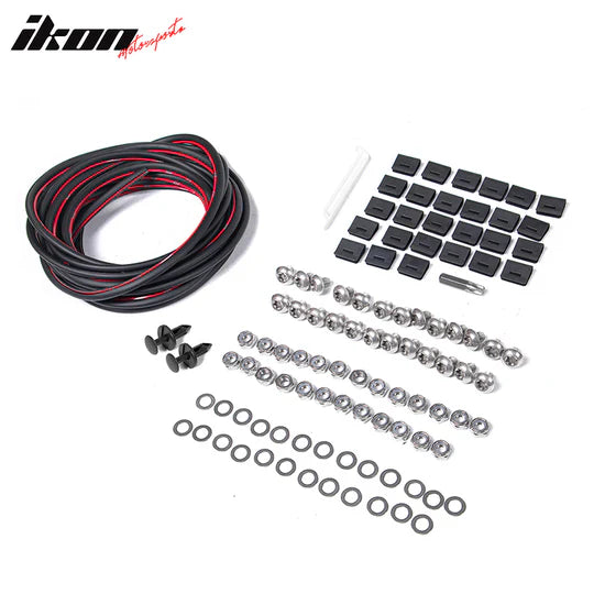 2021-2026 Ford Bronco Sport Pocket Style Black Fender Flares 6PC PP