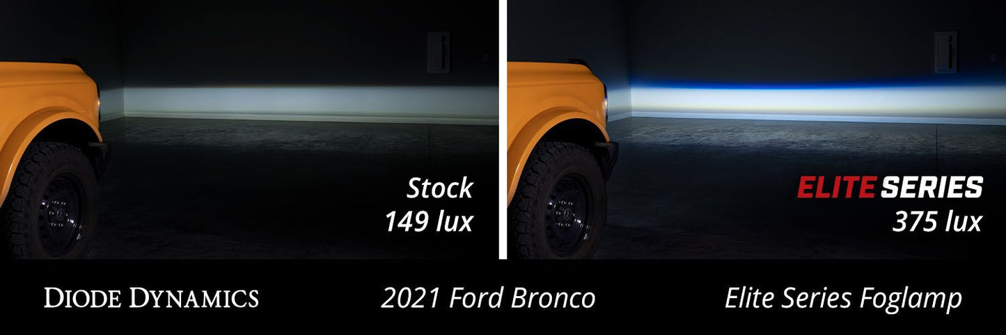 Elite Series Fog Lamps for 2021-2025 Ford Bronco (pair)