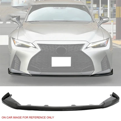 2022-2025 Lexus IS500 F Sport Ikon Style Front Lip Gloss Black PP 3PCS