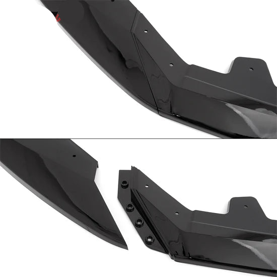 2022-2025 Lexus IS500 F Sport Ikon Style Front Lip Gloss Black PP 3PCS