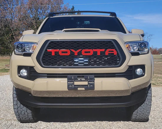 Aftermarket Honeycomb Grille for 2016–2023 Toyota Tacoma (Non-OEM)