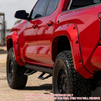 2024–2026 Toyota Tacoma Pocket Style Fender Flares – Black (Set of 4)
