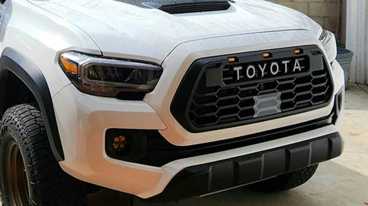 Toyota Tacoma V2 TRD Pro Style Front Grille w/ Raptor LED Lights