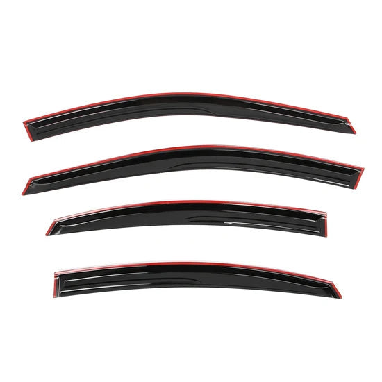 Window Visors for Toyota Camry 2025-2026 Mugen Style Tape on Vent Rain Guards