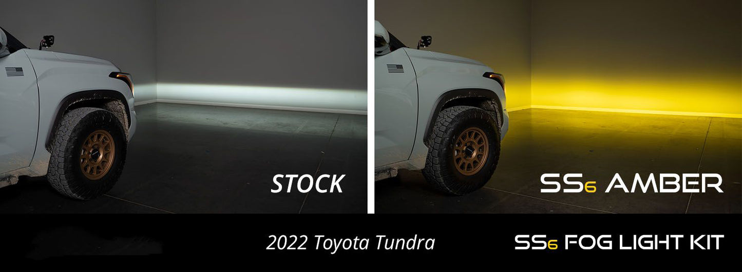 SS6 LED Fog Light Kit for 2022-2025 Toyota Tundra