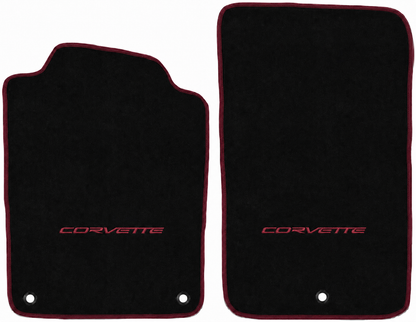 1997–2004 Chevrolet Corvette C5 Premium 18 oz Carpet Floor Mats – Licensed Logos